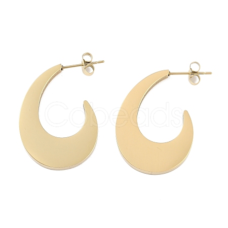 304 Stainless Steel Stud Earrings EJEW-S224-01G-01-1