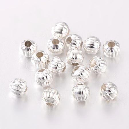 Iron Corrugated Spacer Beads E186Y-S-1