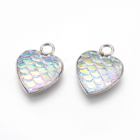 304 Stainless Steel Pendants LS-STAS-F184-B08-1