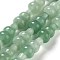 Natural Green Aventurine Beads Strands, Gourd, 14.5~15x8~8.5mm, Hole: 1.2mm, about 13pcs/strand, 7.32~7.40 inch(18.6~18.8cm)