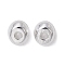 Alloy Spacer Beads, Long-Lasting Plated, Arc Shape, Silver, 5.5x5x3.5mm, Hole: 1.2mm