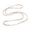 Glass Seed Beaded Elastic Waist Bead Chains, Summer Body Chains, Bikini Jewelry Chains for Women Girls, Mixed Color, 31-7/8 inch(81cm)