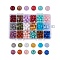 18 Colors Acrylic Imitation Gemstone Beads, Round, Mixed Color, 8mm, Hole: 2mm, about 30pcs/color, 540pcs/box