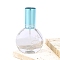 15ml Round Glass Spray Bottles, Fine Mist Atomizer, Refillable Bottle, Pale Turquoise, 4.3x2.2x7cm, Capacity: 15ml(0.51fl. oz)