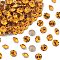 Preciosa&reg MAXIMA Crystal Round Stones, Czech Crystal, Dura Foiling, Round(431 11 615 Chaton), 10070 Topaz, SS39(8.15~8.4mm)