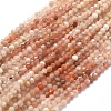 Natural Strawberry Quartz Beads Strands G-D0013-08-1