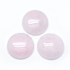 Natural Rose Quartz Cabochons G-E492-A-11-1