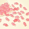 50Pcs Transparent Spray Painted Glass Beads GLAA-FS0002-06H-7