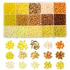 DIY Round Glass Beads Bracelets Making Kits SEED-YW0002-63A-1
