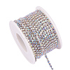Brass Rhinestone Strass Chains CHC-T001-SS10-02S-1