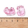 Transparent Glass Enamel Beads LAMP-V001-08-4