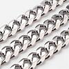 Tarnish Resistant 304 Stainless Steel Cuban Link Chains CHS-K001-21-11mm-1