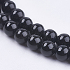 Natural Black Onyx Beads Strands G-H1567-4MM-3