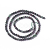 Natural Ruby in Zoisite Beads Strands G-F596-33-3mm-2