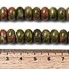Natural Unakite Beads Strands G-A280-A20-03-5