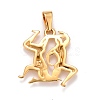 Ion Plating(IP) 304 Stainless Steel Pendants STAS-D165-14G-05-2