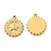 PVD Vacuum Plating 304 Stainless Steel Pendants STAS-F287-40G-2