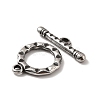 316 Stainless Steel Toggle Clasps STAS-A060-02AS-2