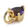 Brass Micro Pave Cubic Zirconia Charms X-KK-P192-08-G03-3