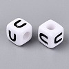 Opaque Acrylic Beads SACR-N020-04A-U-2