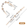 2 Strands Resin Bag Handles FIND-WR0003-96B-3