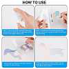 8 Sheets 4 Style Infinity Love & Bird Laser Style Plastic Adhesive Car Stickers STIC-GF0001-04A-3