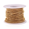 PVD Vacuum Plating 304 Stainless Steel Ball Chains CHS-F009-01C-G-2