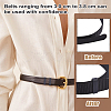80Pcs 2 Colors Plastic Loop Keepers FIND-FH0017-35-5