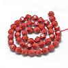 Natural Red Jasper Beads Strands G-R448-10mm-05-2