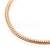 Brass European Style Bracelet Making MAK-R011-03KCG-2