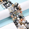 Natural Fire Agate Beads Strands G-I338-03-2