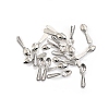 100Pcs Alloy Silverware Miniature Ornaments PW-WGF7D5F-02-1