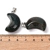 Natural Moss Agate Pendants G-F820-02L-12-2