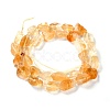 Rough Raw Heated Natural Citrine Beads Strands G-G010-13-2