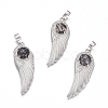 Natural & Synthetic Mixed Gemstone Pendants G-L512-P-2