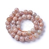 Electroplate Natural Sunstone Beads Strands G-F627-03-D01-2