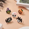 Halloween Theme Resin Adjustable Ring RJEW-JR00554-2