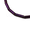 Electroplated Natural Lava Rock Beads Strands G-K388-03B-10-2