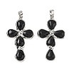 Natural Obsidian Pendants GG-CBA9F30-02P-15-1