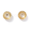 Rack Plating Brass Bead Cap KK-F827-02B-G-2