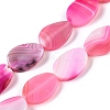 Natural Agate Dyed Beads Strands G-T138-202-1