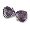 Natural Banded Amethyst Pendants GG-K002-12A-24-2