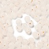 Frosted Transparent Acrylic Beads OACR-F013-13-2