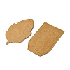 80Pcs 8 Styles Blank Kraft Paper Gift Tags CDIS-FS0001-05-3