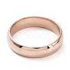 Ion Plating(IP) 304 Stainless Steel Flat Plain Band Rings STAS-I160-B-15mm-RG-2