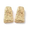 Textured Brass Beads KK-H455-05G-1