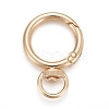 Alloy Swivel Clasps X-KEYC-H109-01G-1