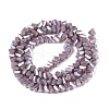Electroplate Opaque Glass Beads Strands EGLA-Q139-01A-C05-2