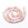 Natural Pink Opal Beads Strands G-R446-8mm-10-2