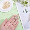 100Pcs Brass Ball Head Pins KK-GO0002-44C-3